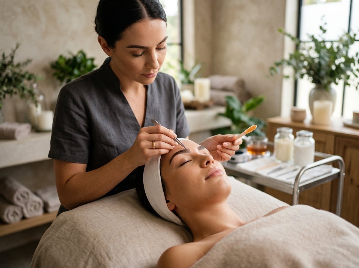 Professional Brow Waxing and Threading Services at Divine Spa