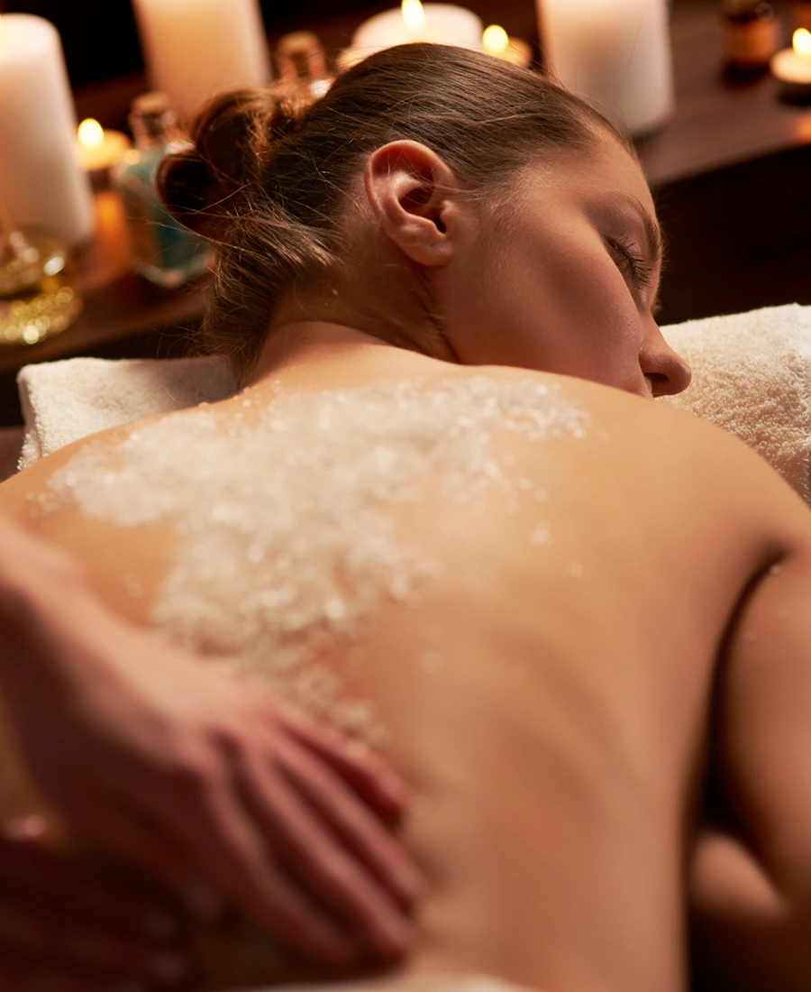 Back facial treatment at Divine Spa in Cumming Georgia